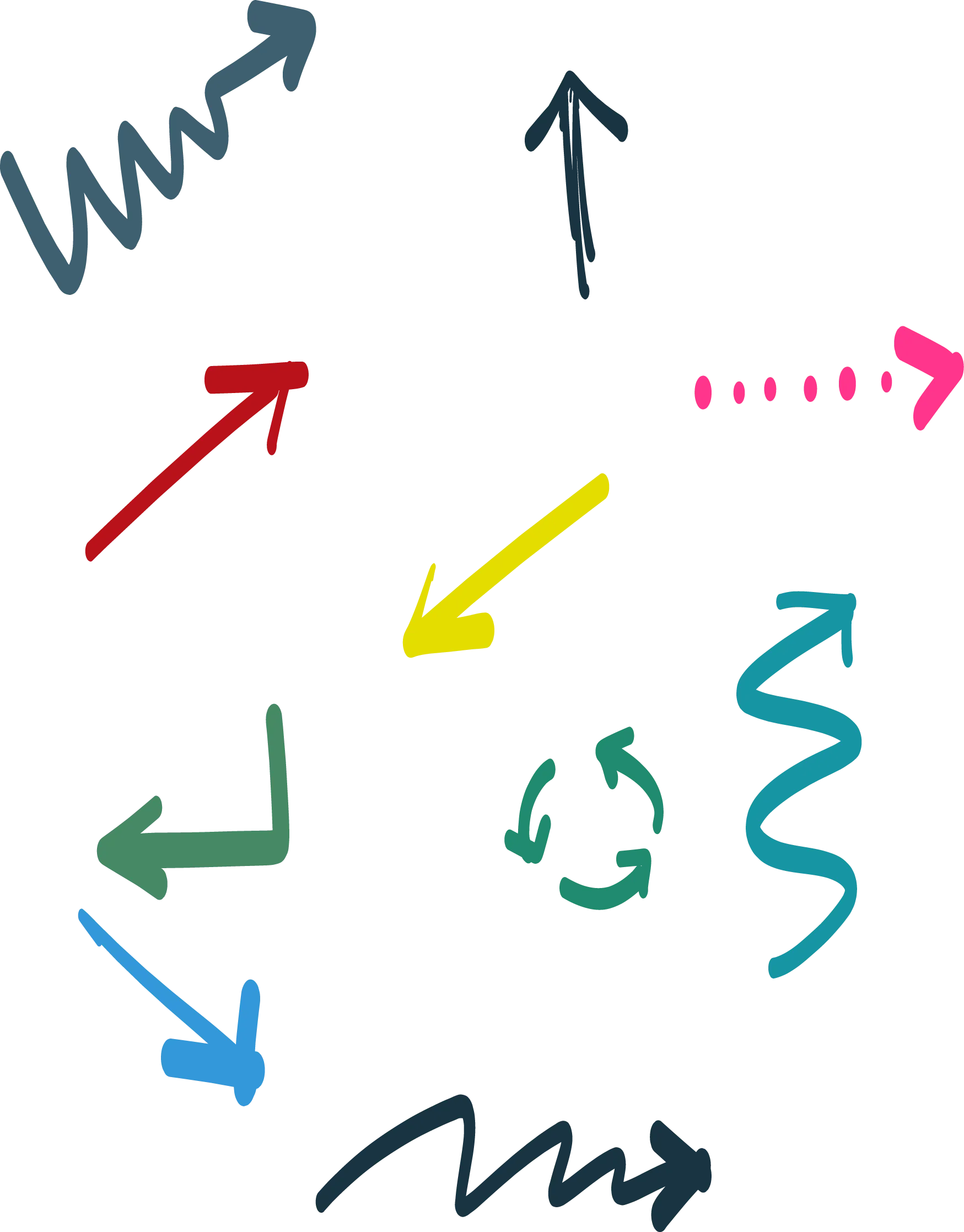 Assorted-color arrows ilustration, Arrow Drawing Icon, Graffiti arrows, blue, angle, text png